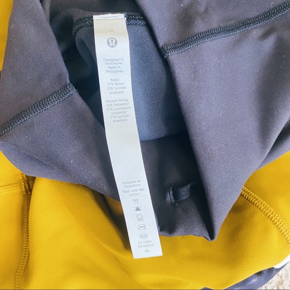 Lululemon Wunder Train High-Rise Short 6" Biker Shorts in Black Size 0 - Picture 7 of 7